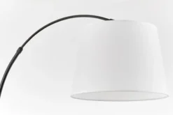 Arrediorg LAMPADA DA TERRA IN BIANCO E MADEO