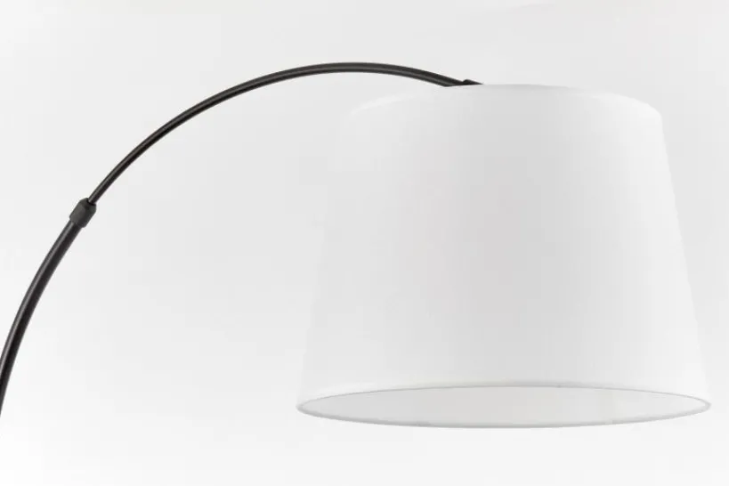 Arrediorg LAMPADA DA TERRA IN BIANCO E MADEO