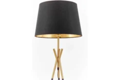 Arrediorg LAMPADA DA TERRA IN MERINO E OTTONE