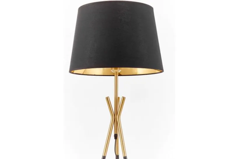 Arrediorg LAMPADA DA TERRA IN MERINO E OTTONE