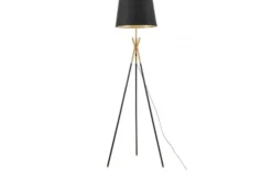 Arrediorg LAMPADA DA TERRA IN MERINO E OTTONE