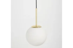 Arrediorg Lampada moderna a sospensione a sfera dorata FREDICA D20