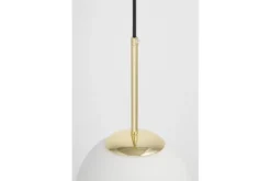 Arrediorg Lampada moderna a sospensione a sfera dorata FREDICA D20