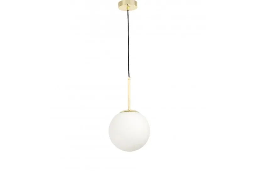 Arrediorg Lampada moderna a sospensione a sfera dorata FREDICA D20