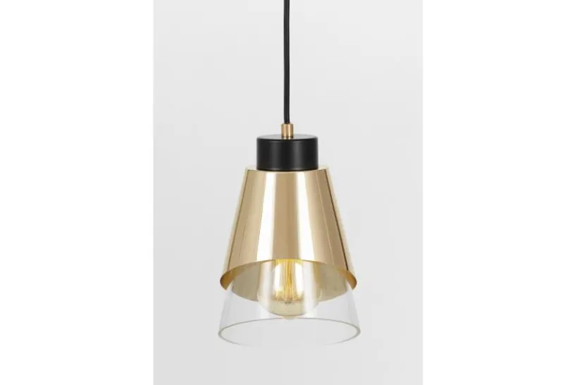 Arrediorg Lampada moderna a sospensione doppio paralume vetro FABRO W1