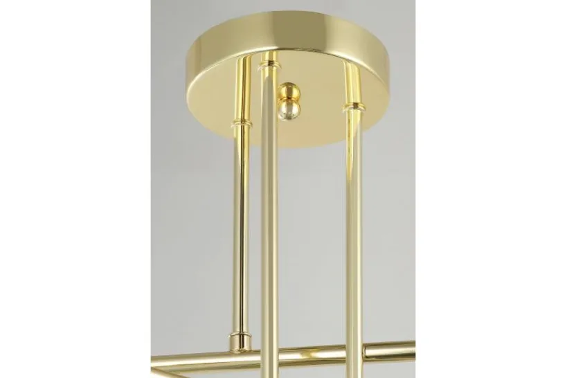 Arrediorg LAMPADA MODERNA DA SOFFITTO CLASSIC ORO LEDO W6