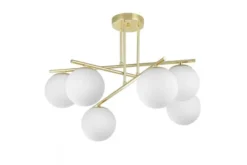 Arrediorg LAMPADA MODERNA DA SOFFITTO CLASSIC ORO LEDO W6