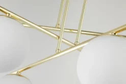 Arrediorg LAMPADA MODERNA DA SOFFITTO CLASSIC ORO LEDO W6