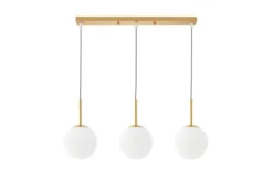 Arrediorg LAMPADA MODERNA TRIPLA ORO FREDICA W3 PRO