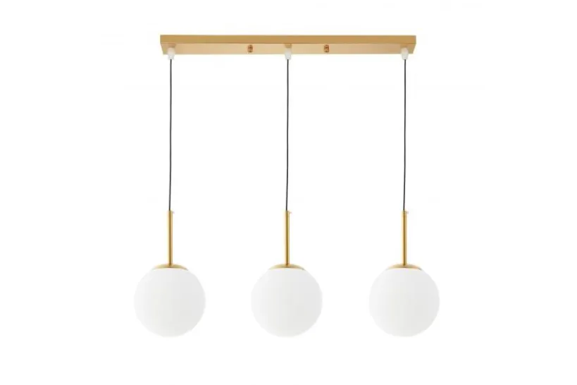 Arrediorg LAMPADA MODERNA TRIPLA ORO FREDICA W3 PRO