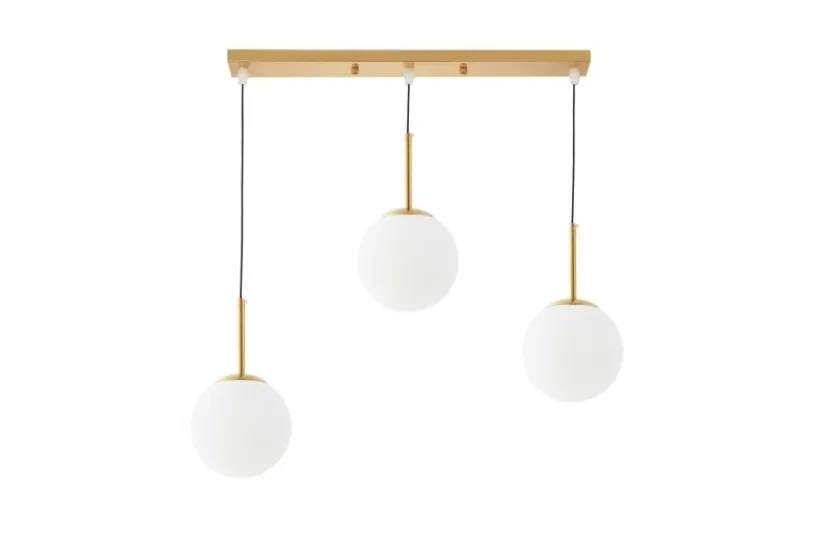 Arrediorg LAMPADA MODERNA TRIPLA ORO FREDICA W3 PRO