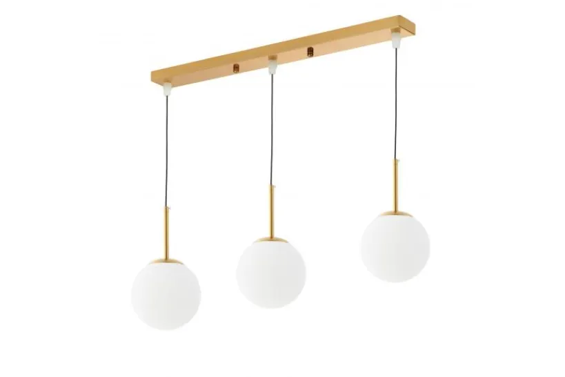 Arrediorg LAMPADA MODERNA TRIPLA ORO FREDICA W3 PRO