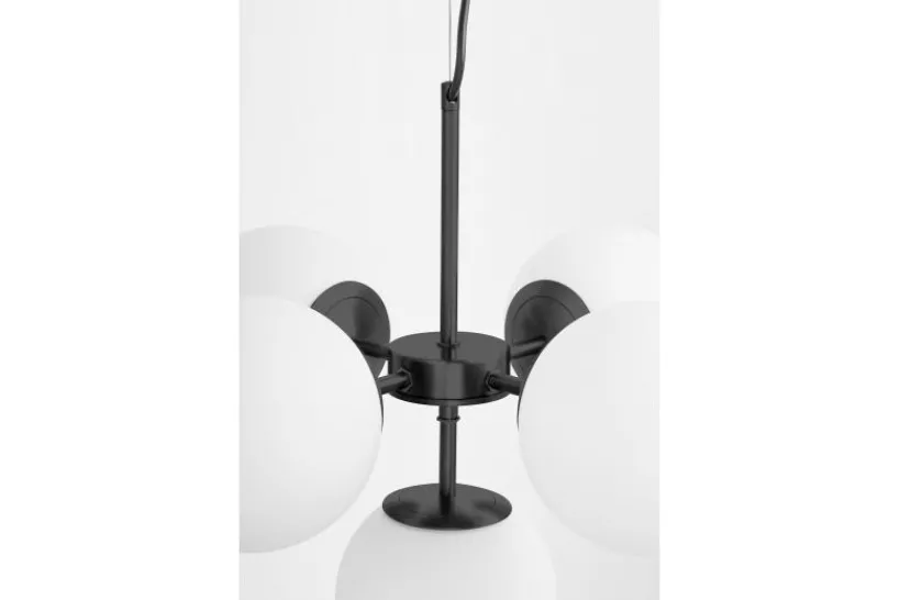 Arrediorg Lampadario a bocce bianche 5 luci STELVIO W5