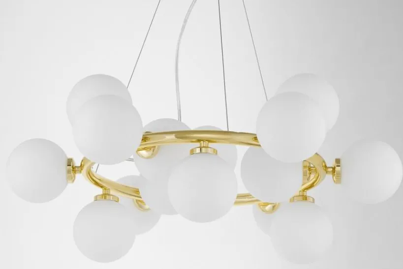 Arrediorg Lampadario a cna 25 sfere MARSIADA W25