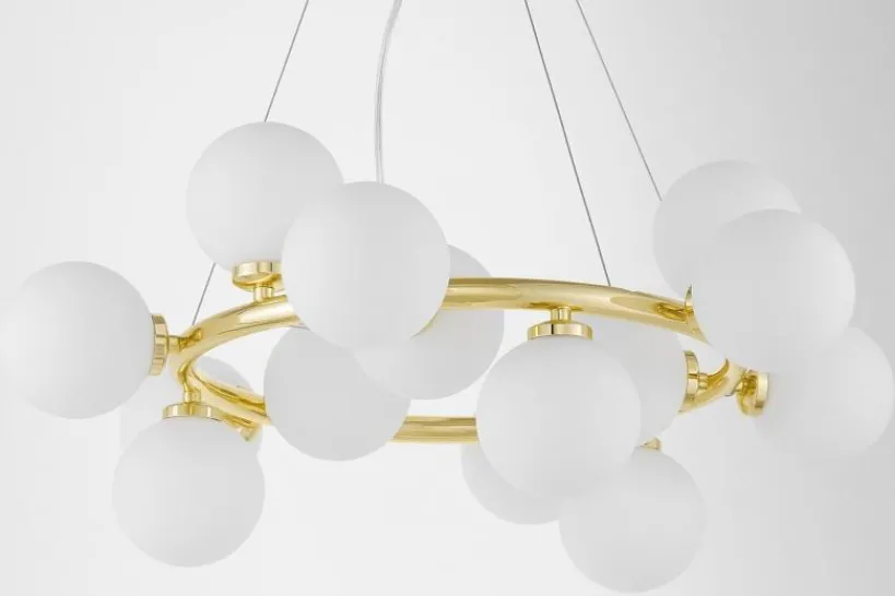 Arrediorg Lampadario a cna 25 sfere MARSIADA W25