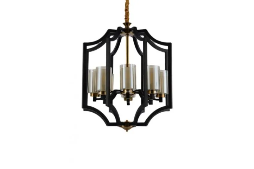 Arrediorg Lampadario a e ottone VIGATTO W8