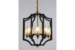 Arrediorg Lampadario a e ottone VIGATTO W8