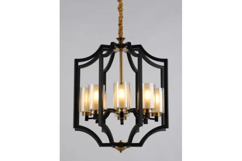Arrediorg Lampadario a e ottone VIGATTO W8