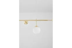 Arrediorg Lampadario a sfera oro con 2 attacchi a soffitto FINO W6