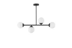 Arrediorg Lampadario a 4 sfere metallo FINO W4