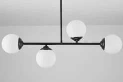 Arrediorg Lampadario a 4 sfere metallo FINO W4