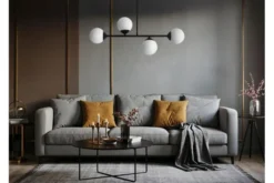 Arrediorg Lampadario a 4 sfere metallo FINO W4