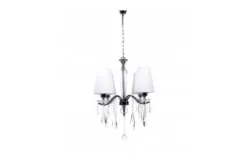 Arrediorg Lampadario a sospensione classico di cristallo Alessia W4