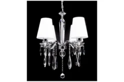 Arrediorg Lampadario a sospensione classico di cristallo Alessia W4