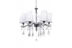 Arrediorg Lampadario a sospensione classico di cristallo Alessia W6