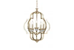 Arrediorg Lampadario a sospensione classico vintage CESARO W5 Oro