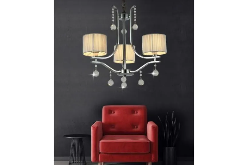 Arrediorg Lampadario a sospensione classico FONTENEA W3
