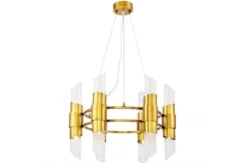 Arrediorg Lampadario a sospensione design moderno in vetro CHARLSTON W6
