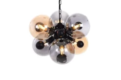 Arrediorg Lampadario a sospensione di design moderno 6 luci a sfere in vetro AFRODIS W6