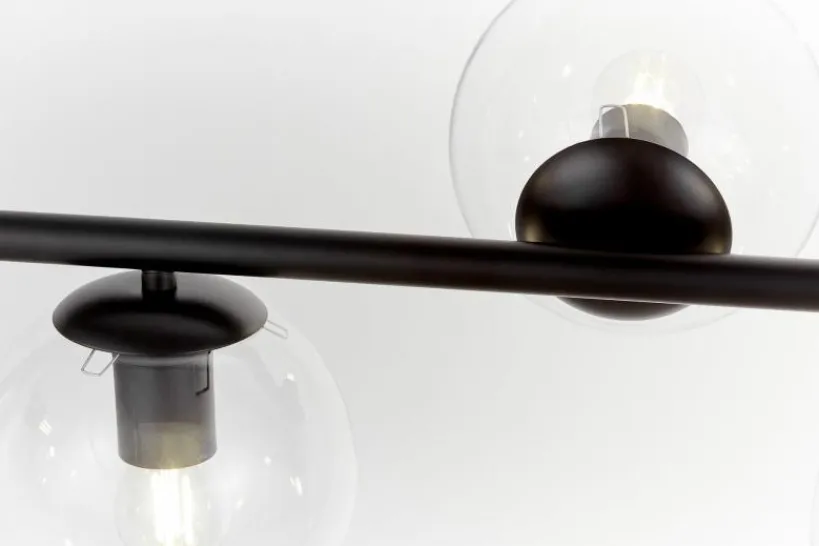 Arrediorg Lampadario a sospensione di design moderno sfere in vetro FREDICA W7