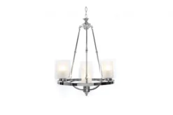 Arrediorg Lampadario a sospensione in stile industriale vintage di metallo colore SANTINI W4