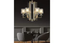 Arrediorg Lampadario a sospensione moderno di metallo colore MANHATTAN
