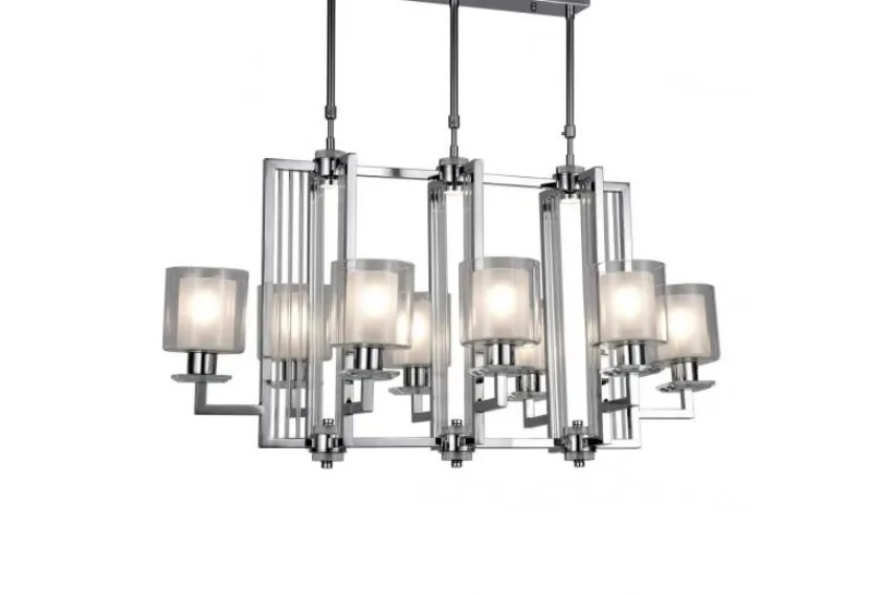 Arrediorg Lampadario a sospensione moderno di metallo colore MANHATTAN PRO