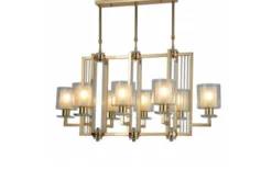 Arrediorg Lampadario a sospensione moderno di metallo colore MANHATTAN PRO