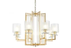 Arrediorg Lampadario a sospensione moderno di metallo colore MANHATTAN W8