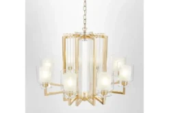 Arrediorg Lampadario a sospensione moderno di metallo colore MANHATTAN W8