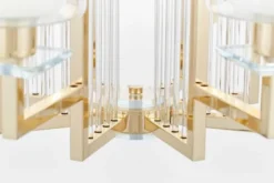 Arrediorg Lampadario a sospensione moderno di metallo colore MANHATTAN W8
