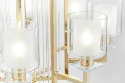 Arrediorg Lampadario a sospensione moderno di metallo colore MANHATTAN W8