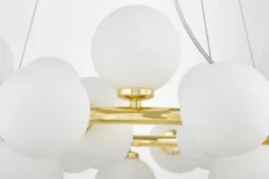 Arrediorg Lampadario a sospensione 40 sfere dorato MARSIADA W40