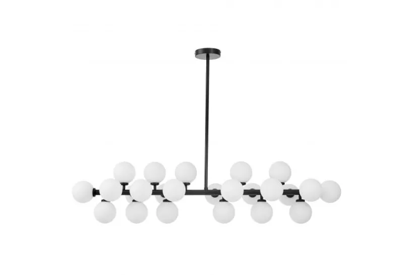 Arrediorg Lampadario a sospensione sfere asse orizzontale PETRICA W24