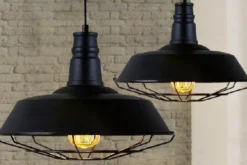 Arrediorg Lampadario a sospensione stile industriale Arigio D45