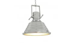Arrediorg Lampadario a sospensione stile industriale Braggi Big Cromato