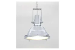 Arrediorg Lampadario a sospensione stile industriale Botti Cromato