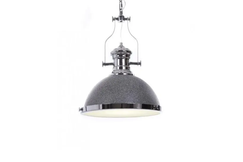 Arrediorg Lampadario a sospensione stile industriale ETTORE Granit