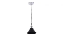 Arrediorg Lampadario a sospensione stile industriale cromo con DERI W2
