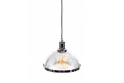 Arrediorg Lampadario a sospensione stile industriale Brico Cromato